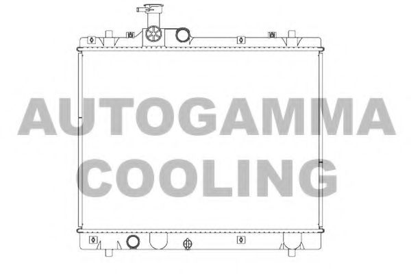 107282 AUTOGAMMA Radiator, engine cooling