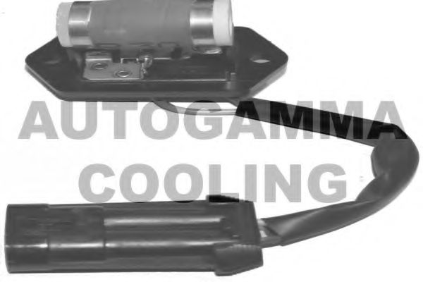 GA15518 AUTOGAMMA Cooling System Pre-resistor, electro motor radiator fan