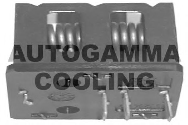 GA15540 AUTOGAMMA Cooling System Pre-resistor, electro motor radiator fan