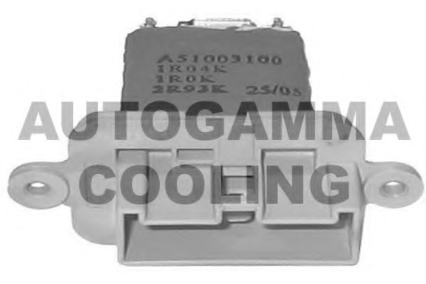 GA15663 AUTOGAMMA Resistor, interior blower