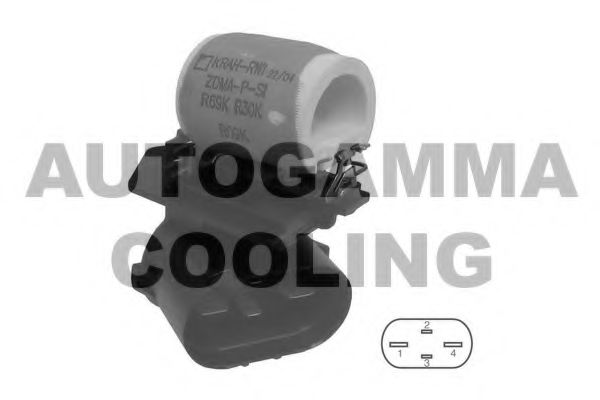 GA15671 AUTOGAMMA Heating / Ventilation Resistor, interior blower