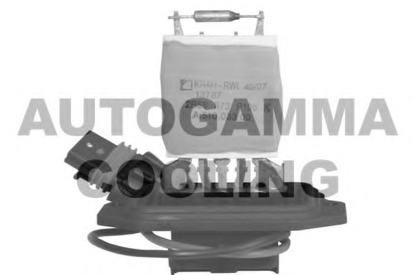 GA15703 AUTOGAMMA Resistor, interior blower