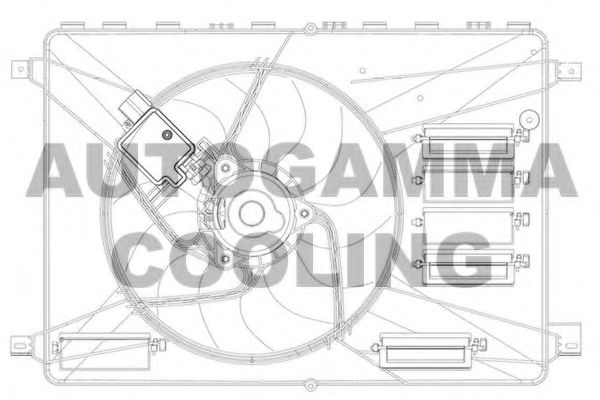 GA200913 AUTOGAMMA Cooling System Fan, radiator