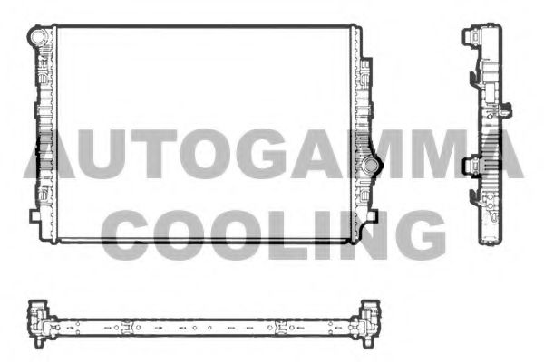 107465 AUTOGAMMA Radiator, engine cooling
