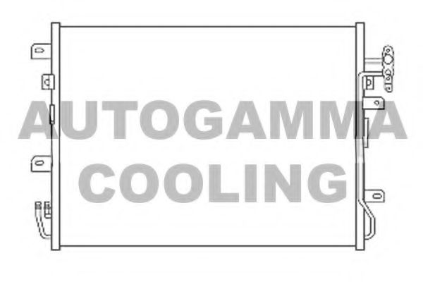 107482 AUTOGAMMA Condenser, air conditioning