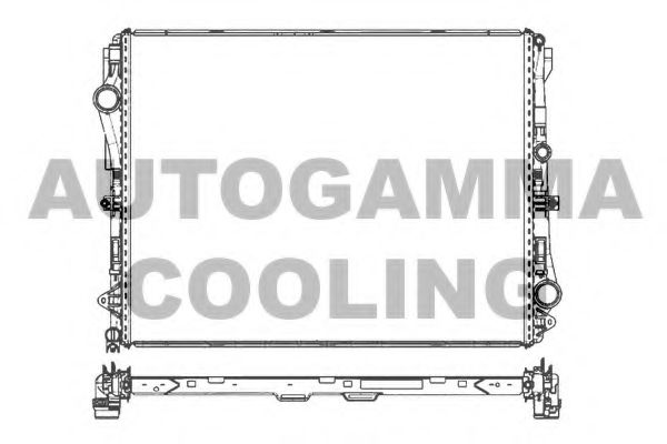 107502 AUTOGAMMA Radiator, engine cooling