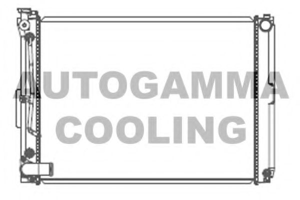 107526 AUTOGAMMA Radiator, engine cooling