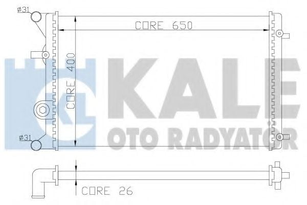 KALE OTO RADYATÖR 366400