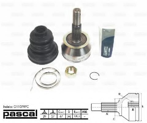G11079 PASCAL Steering Tie Rod End