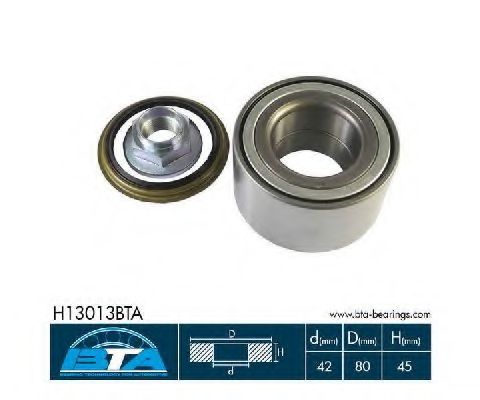 H13013BTA BTA Wheel Bearing Kit