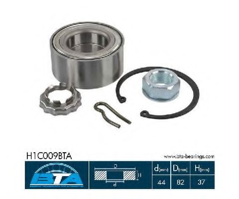 H1C009BTA BTA Wheel Bearing Kit