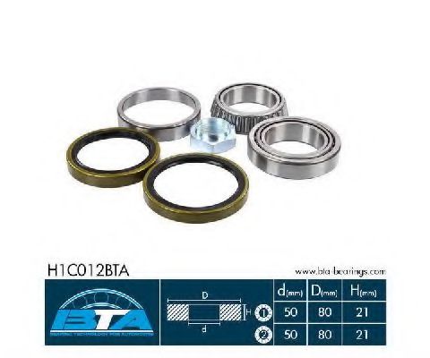 H1C012BTA BTA Wheel Bearing