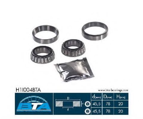 H1I004BTA BTA Wheel Bearing Kit