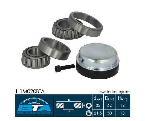 H1M020BTA BTA Wheel Bearing Kit