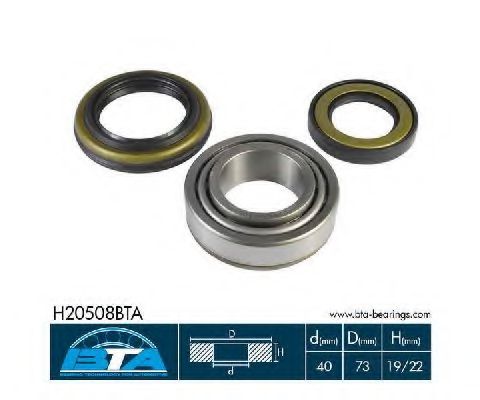 H20508BTA BTA Wheel Bearing Kit