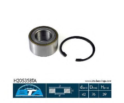 H20535BTA BTA Wheel Bearing Kit