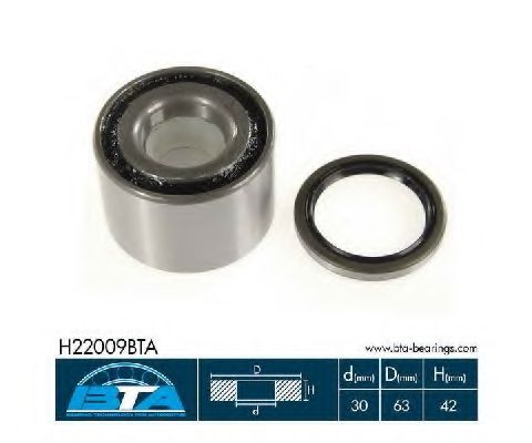 H22009BTA BTA Wheel Bearing Kit