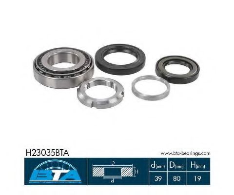 H23035BTA BTA Wheel Bearing Kit