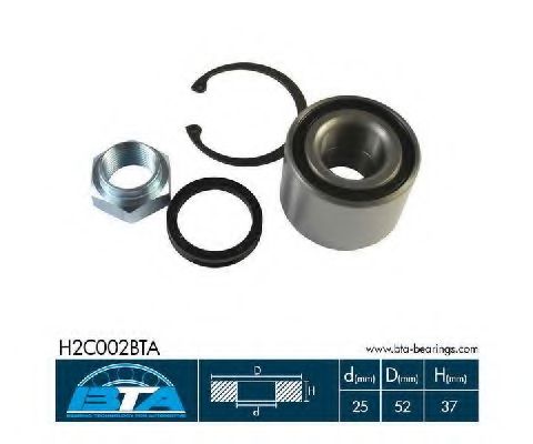 H2C002BTA BTA Wheel Bearing Kit