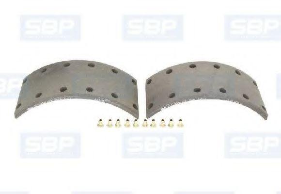 07-L17974-N00 SBP Brake System Brake Lining Kit, drum brake