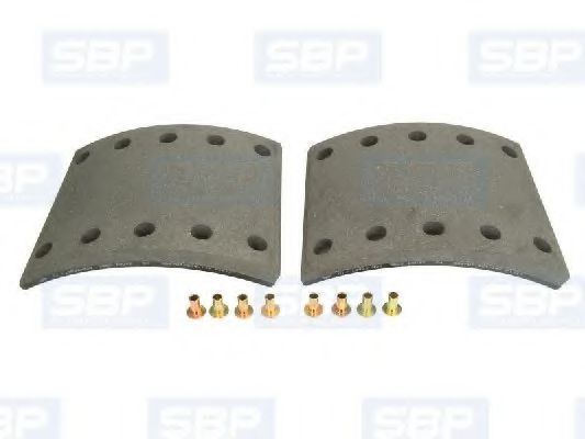 07-L19032-N20 SBP Brake System Brake Lining Kit, drum brake