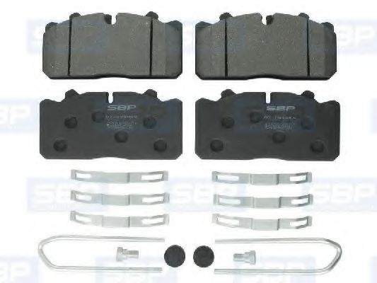 07-P29088 SBP Brake System Brake Pad Set, disc brake