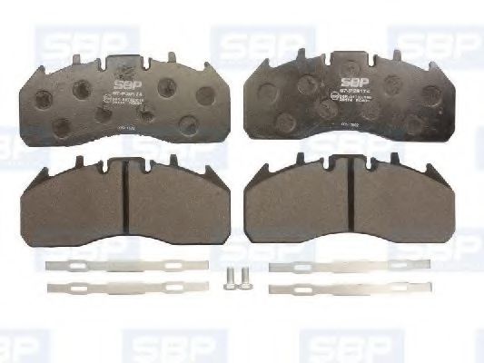 07-P29174 SBP Brake System Brake Pad Set, disc brake