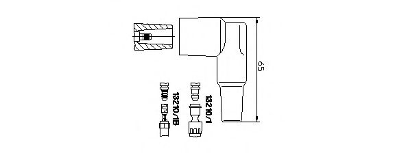 13210/1 BREMI Plug, distributor