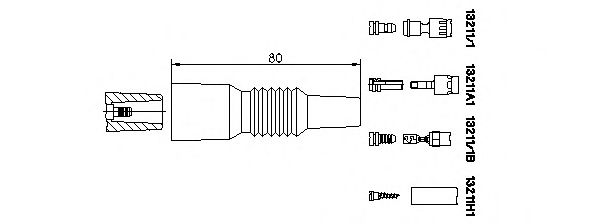 13211/1 BREMI Gasket Set, cylinder head