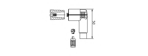 13258/1 BREMI Ignition System Plug, distributor