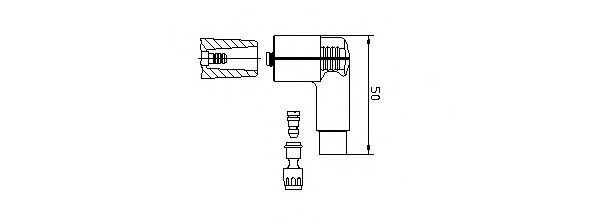 13270A1 BREMI Ignition System Plug, distributor