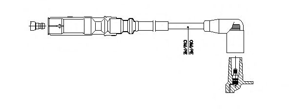 1A23E65 BREMI Ignition Cable