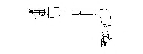 6A30E56 BREMI Ignition Cable
