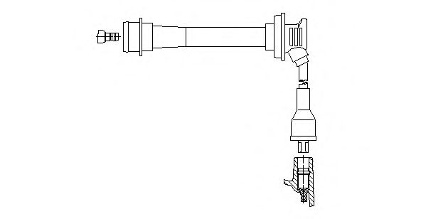 6A48/39 BREMI Система зажигания Провод зажигания