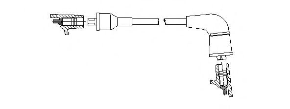 6A69/44 BREMI Система зажигания Провод зажигания