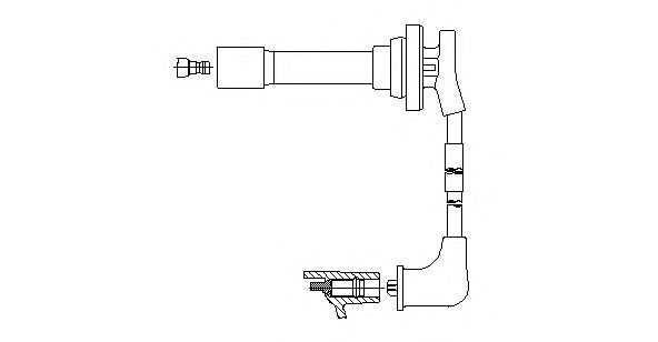 781E34 BREMI Ignition Cable