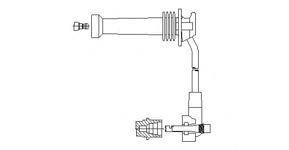813/15 Brake System Cable, parking brake