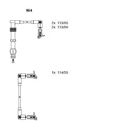 954 BREMI Starter System Solenoid Switch, starter