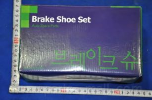 PLA-011 PARTS-MALL Brake System Brake Shoe Set