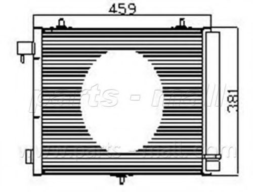 PXNCX-050L PARTS-MALL Condenser, air conditioning