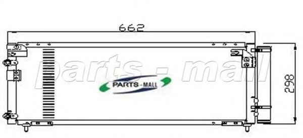 PXNCY-012 PARTS-MALL Конденсатор, кондиционер