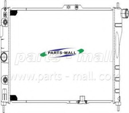 PXNDC-003 PARTS-MALL Cooling System Radiator, engine cooling