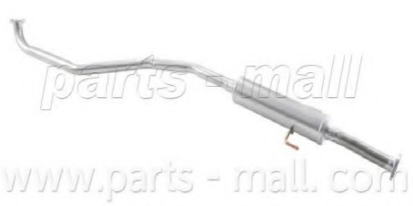 PYA-058 PARTS-MALL Exhaust System Middle Silencer