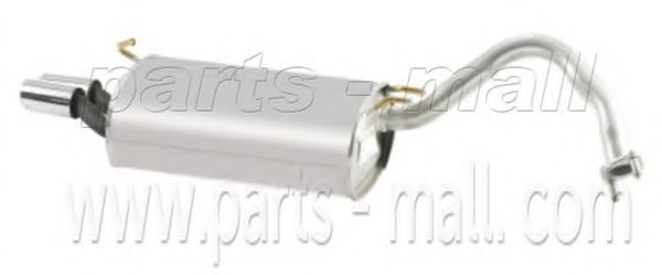 PYA-119 PARTS-MALL Exhaust System End Silencer