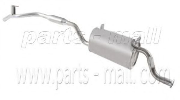 PYA-158 PARTS-MALL Exhaust System End Silencer