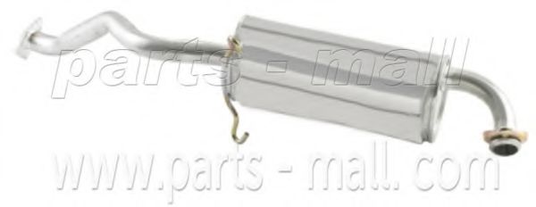 PYA-334 PARTS-MALL Exhaust System End Silencer