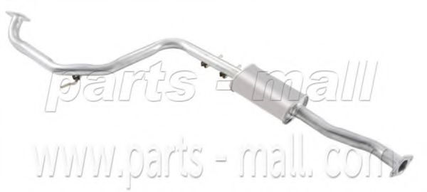 PYB-022 PARTS-MALL Exhaust System Middle Silencer