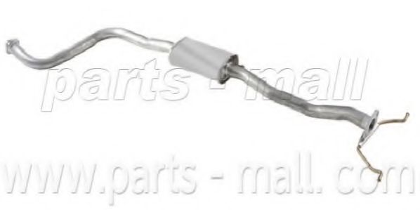 PYB-151 PARTS-MALL Exhaust System Middle Silencer