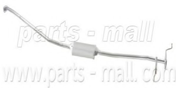 PYB-181 PARTS-MALL Exhaust System Middle Silencer