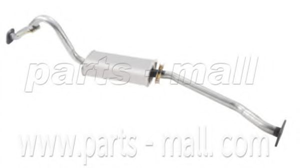 PYC-043 PARTS-MALL Exhaust System Middle Silencer